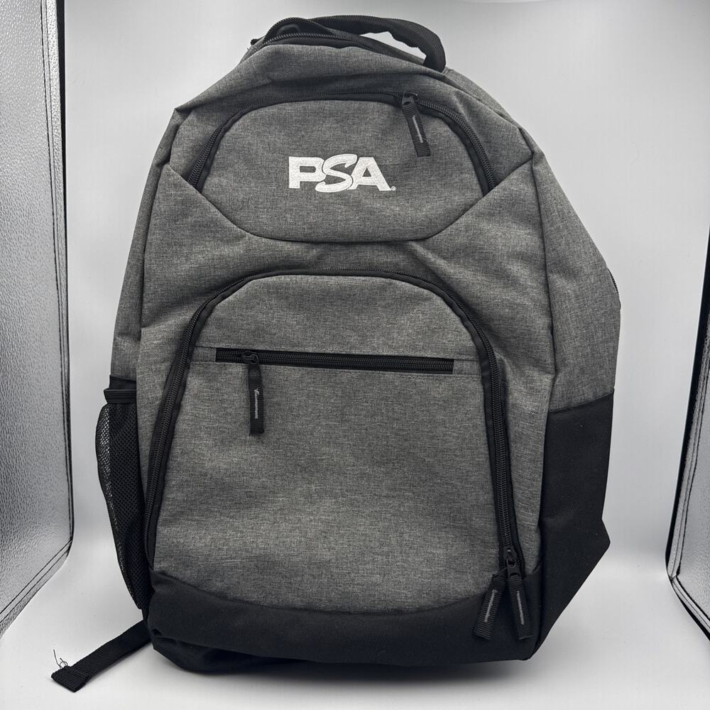 New Grey PSA (Professional Sports Authenticator) Laptop Backpack bag